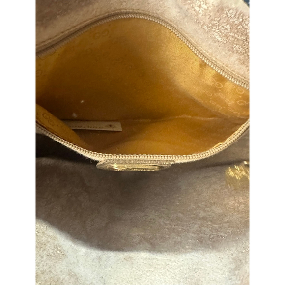 Gucci Monogram Shoulder Bag Brown/Gold One Size - Picture 9 of 10